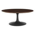 Lippa Round Wood Coffee Table - EEI-4882-BLK-CHE