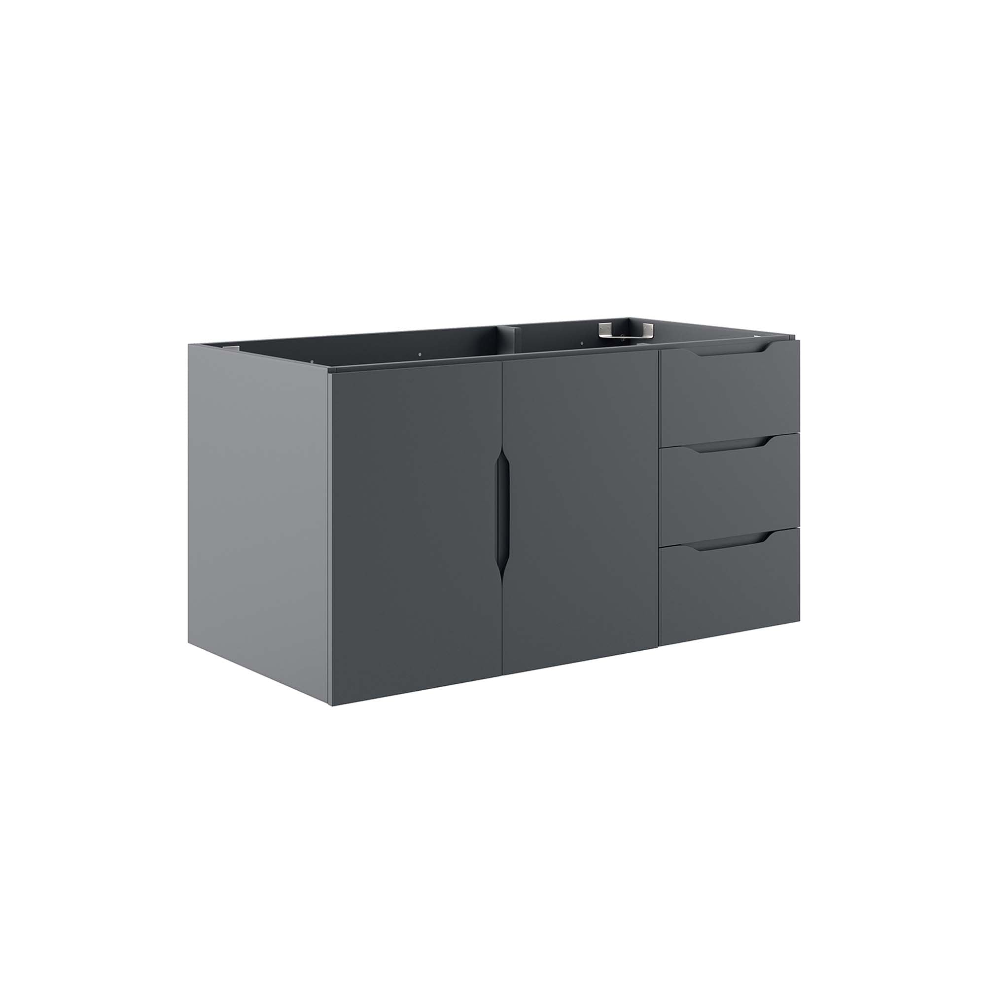 Vitality Bathroom Cabinet Basin Not Included - EEI-4894-GRY