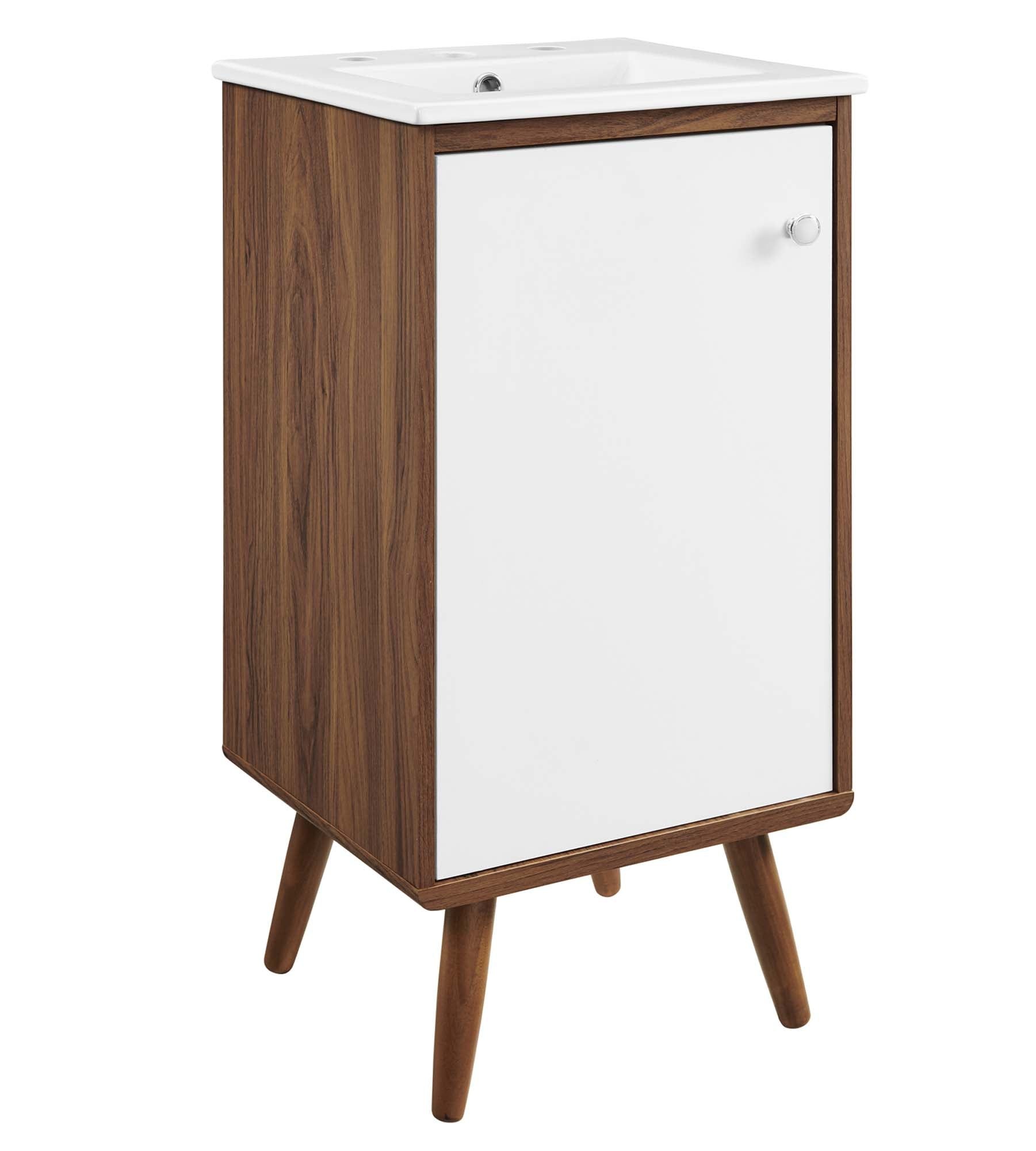 Transmit Bathroom Vanity Basin Included - EEI-4897-WAL-WHI