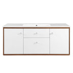 Transmit Wall-Mount Bathroom Vanity Basin Included