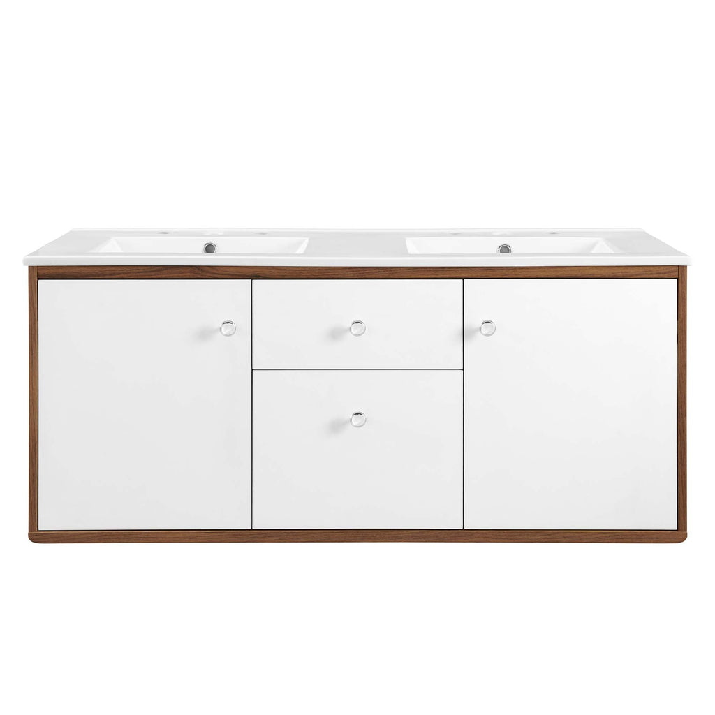 Transmit Wall-Mount Bathroom Vanity Basin Included