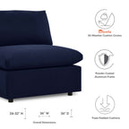 modular Sunbrella® Outdoor Patio Armless Chair
