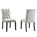 Duchess Performance Velvet Dining Chairs Set of 2 - EEI-5011-LGR
