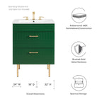 Daybreak 24" Bathroom Vanity Cabinet (Sink Basin Not Included)
