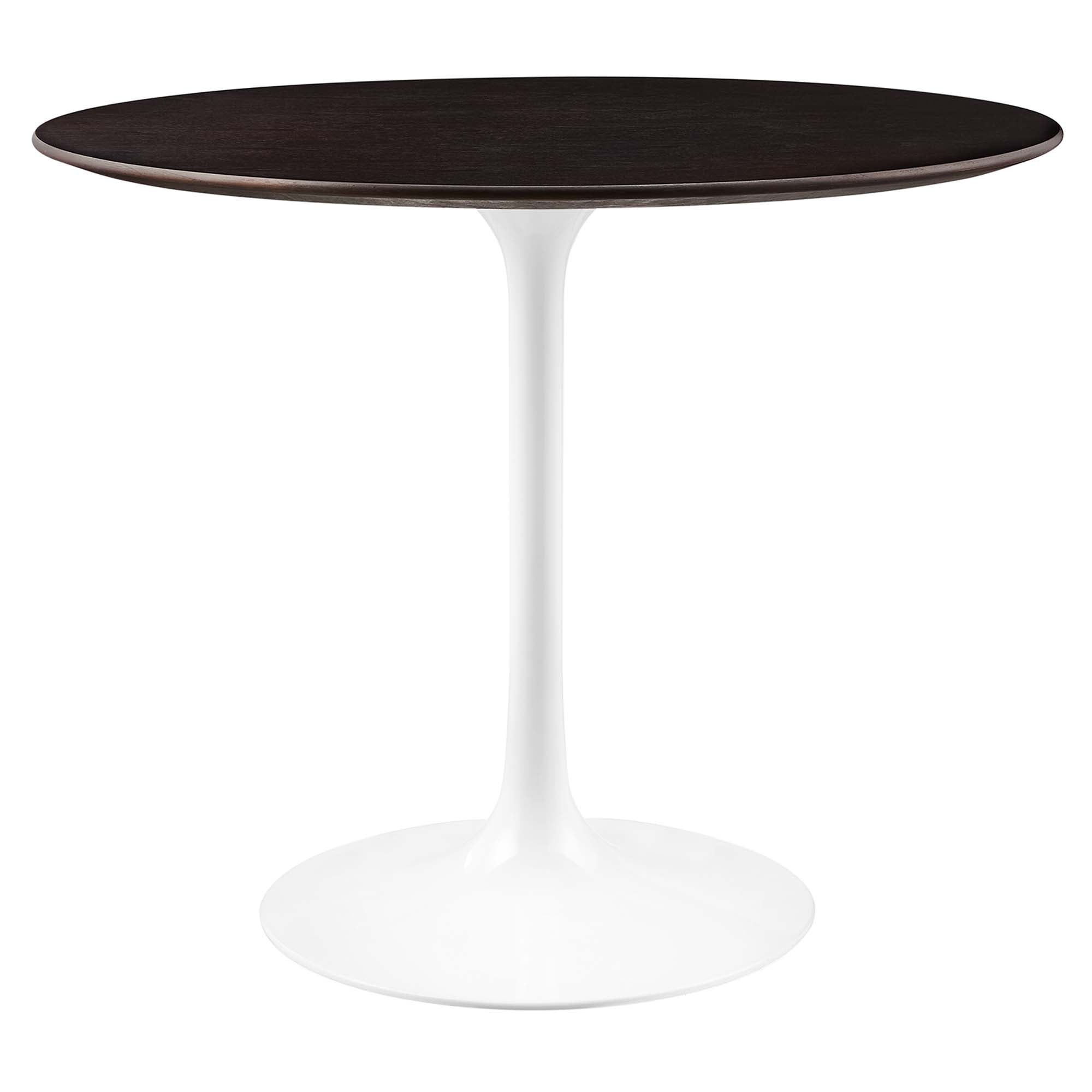 Lippa Round 36" Dining Table - EEI-5157-WHI-CHE