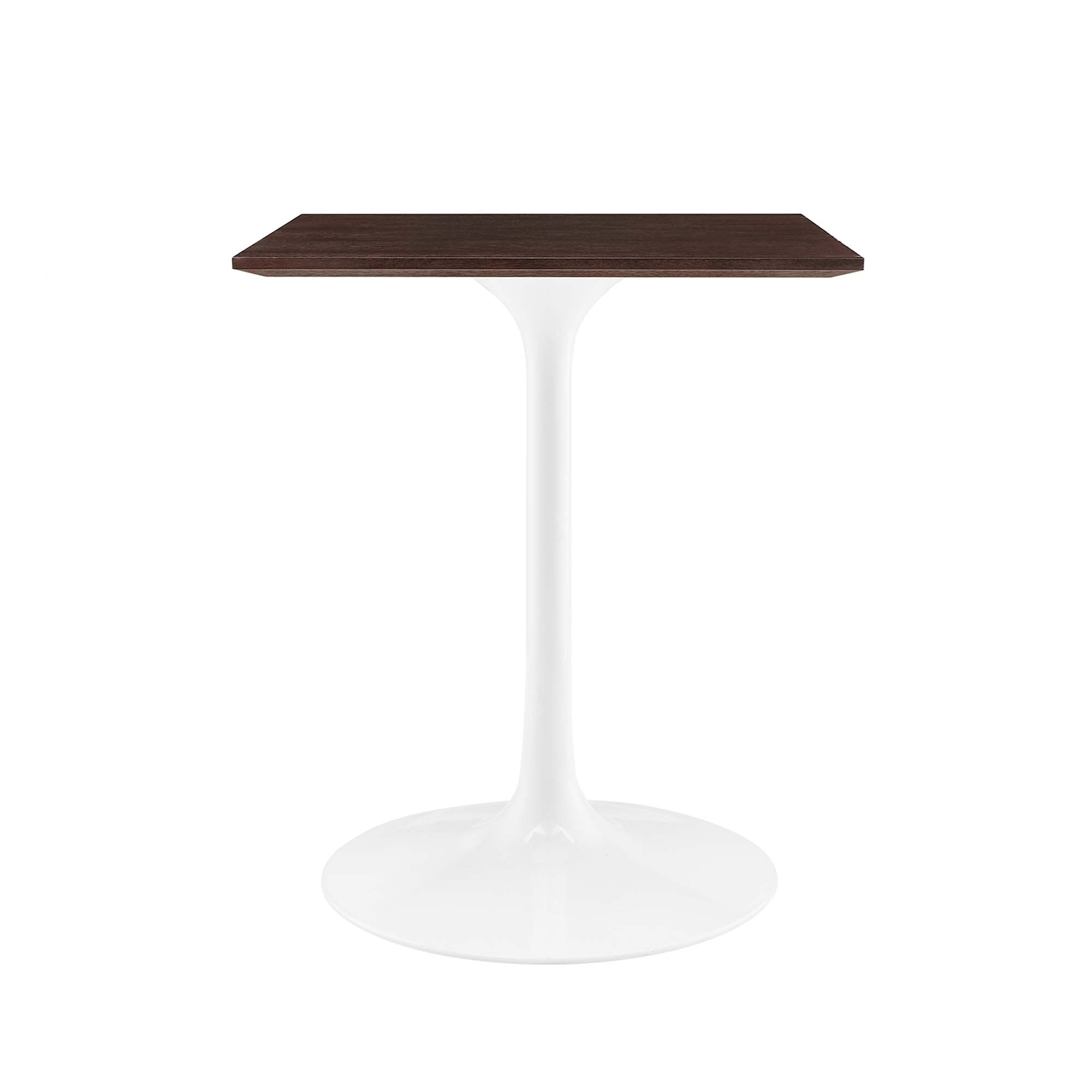 Lippa Square Wood Dining Table - EEI-5161-WHI-CHE