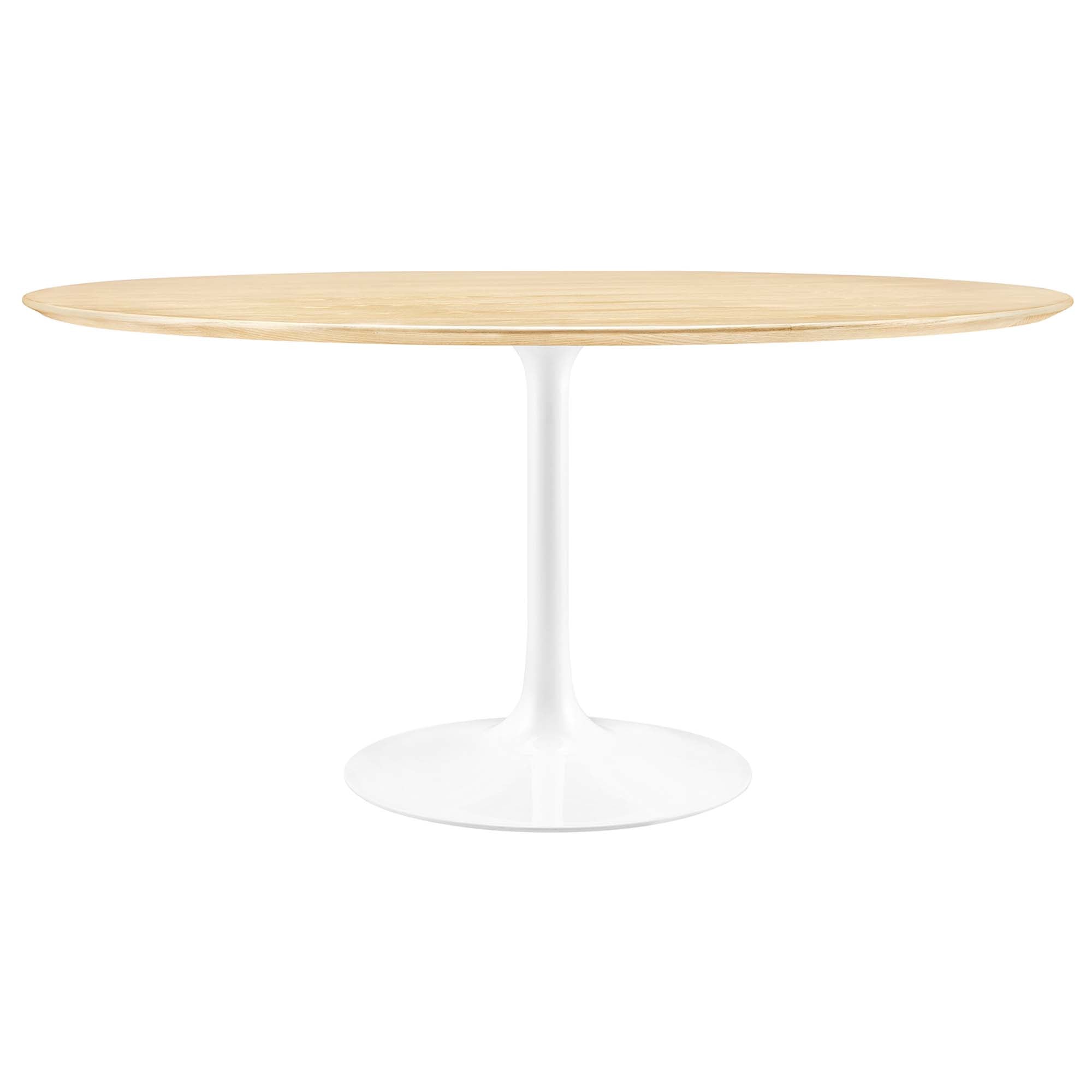Lippa Round 60" Dining Table - EEI-5176-WHI-NAT