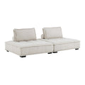 Saunter 2-Piece Tufted Fabric Fabric Loveseat