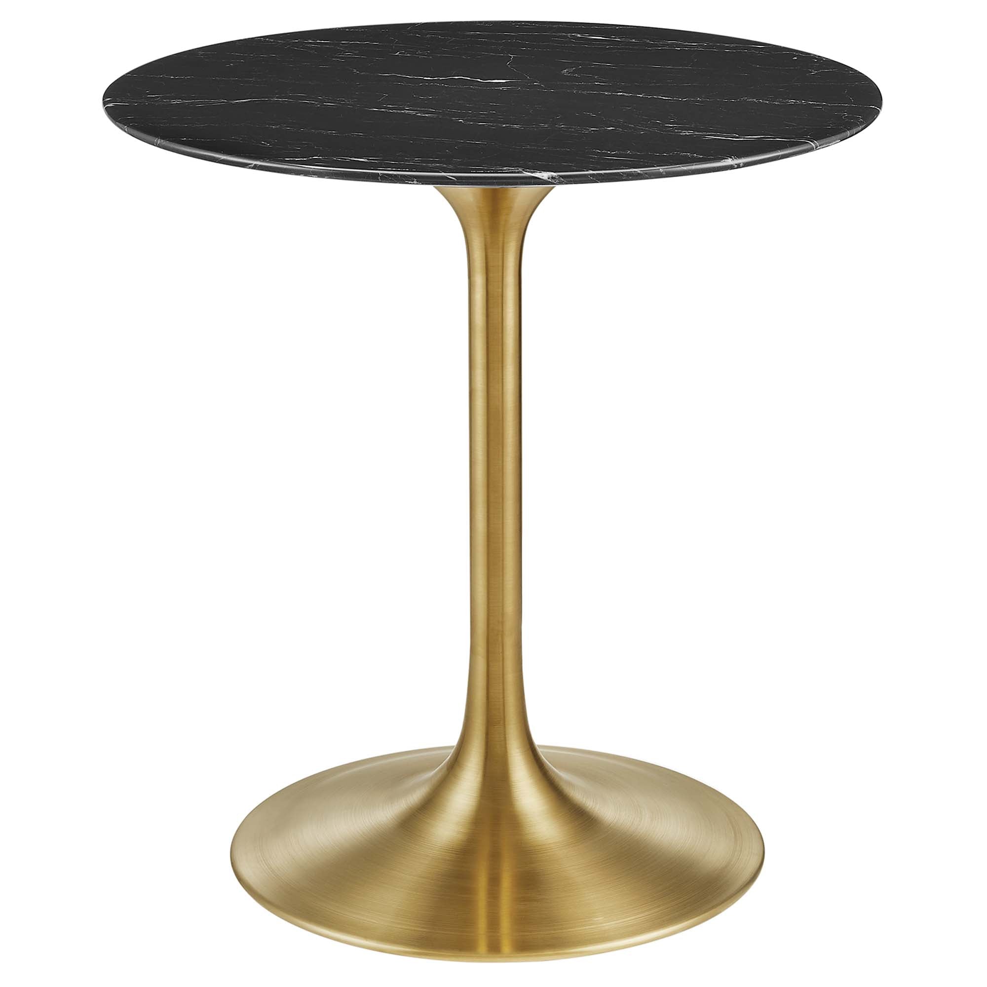Lippa Round 28" Dining Table - EEI-5224-GLD-BLK