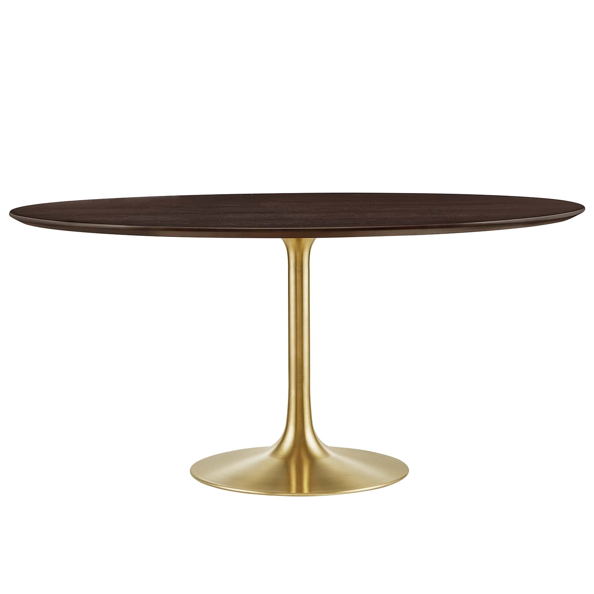 Lippa Round 60" Dining Table - EEI-5232-GLD-CHE
