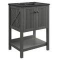 Steam Bathroom Vanity Basin Included - EEI-5360-GRY-BLK