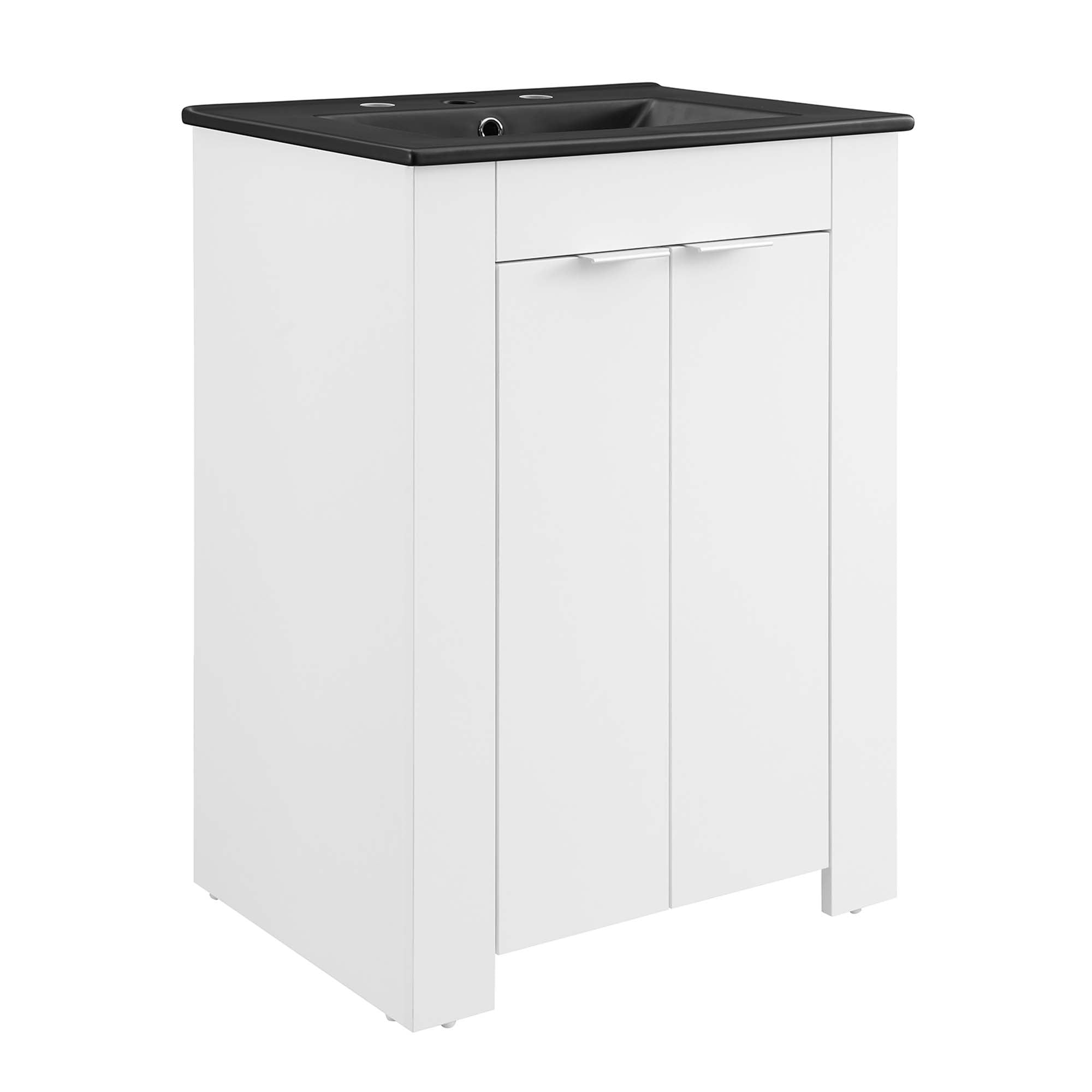 Maybelle Bathroom Vanity Basin Included - EEI-5366-WHI-BLK