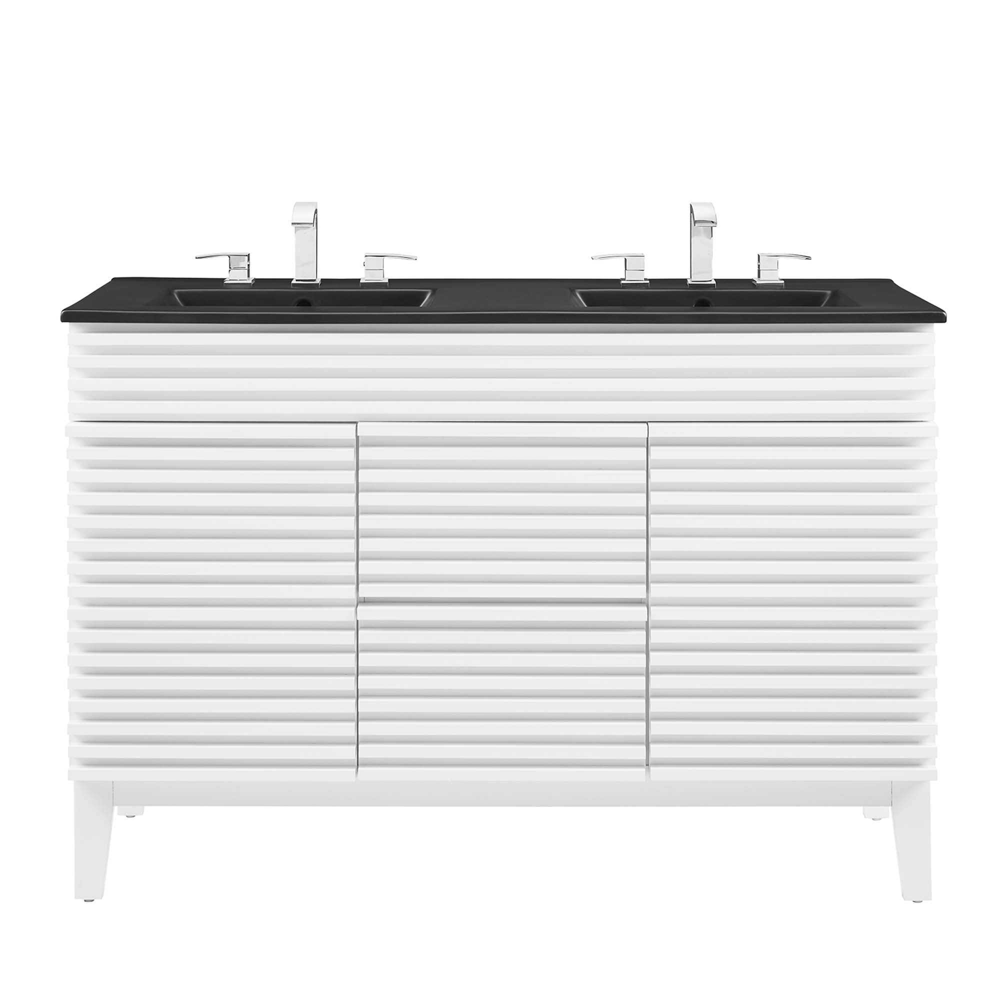 Render 48" Bathroom  Vanity with Black Basin Included