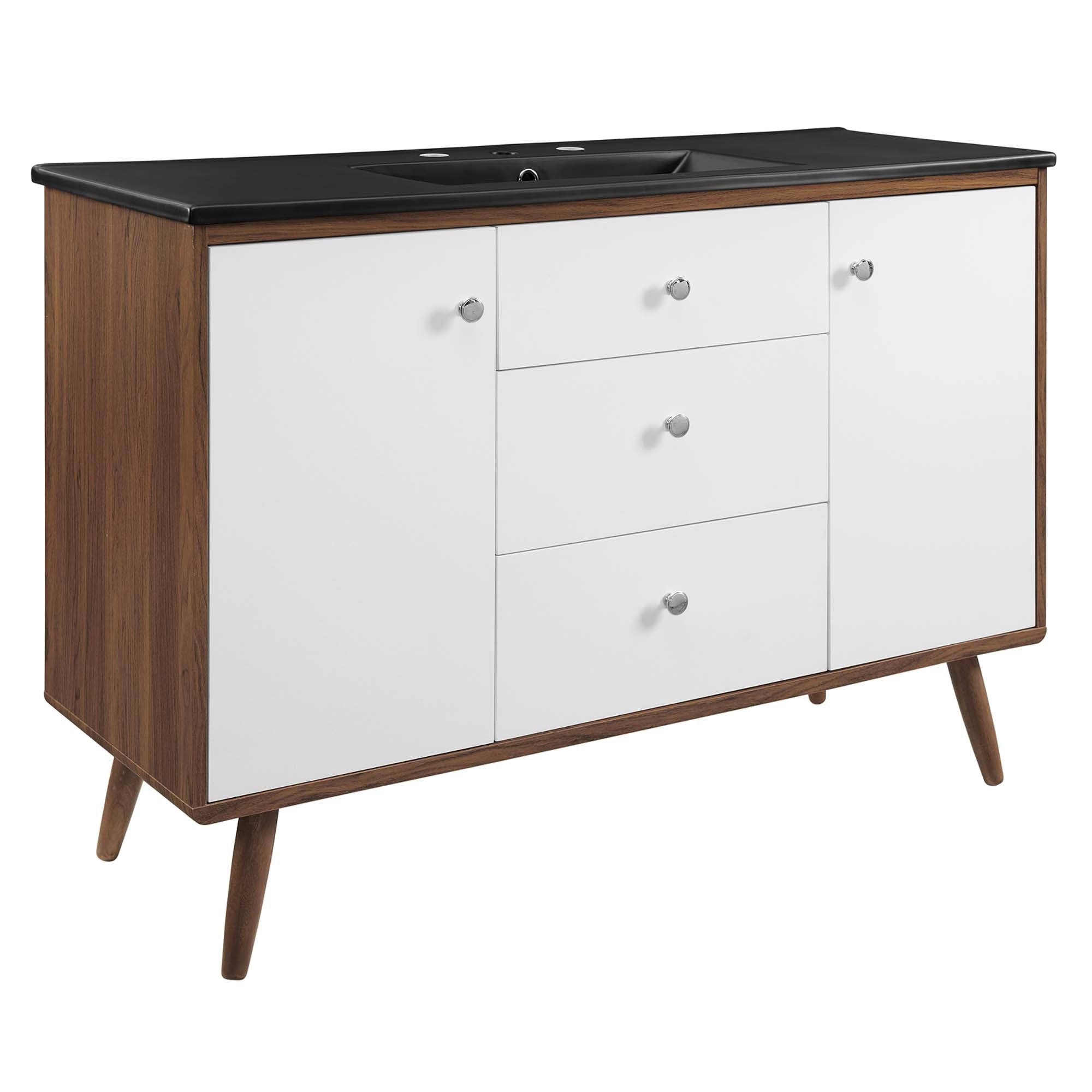 Transmit Bathroom Vanity Basin Included - EEI-5397-WAL-BLK