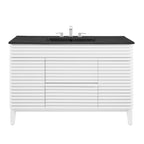 Render 48" Bathroom  Vanity with Black Basin Included