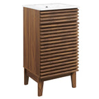 Render 18" and 24" Bathroom Vanities with White Basin Included - EEI-5420-WAL-WHI