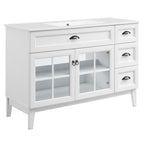 Isle Bathroom Vanity Basin Included - EEI-5427-WHI-WHI