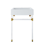 Redeem Wall-Mount Bathroom Vanity Basin Included - EEI-5535-ACR-WHI