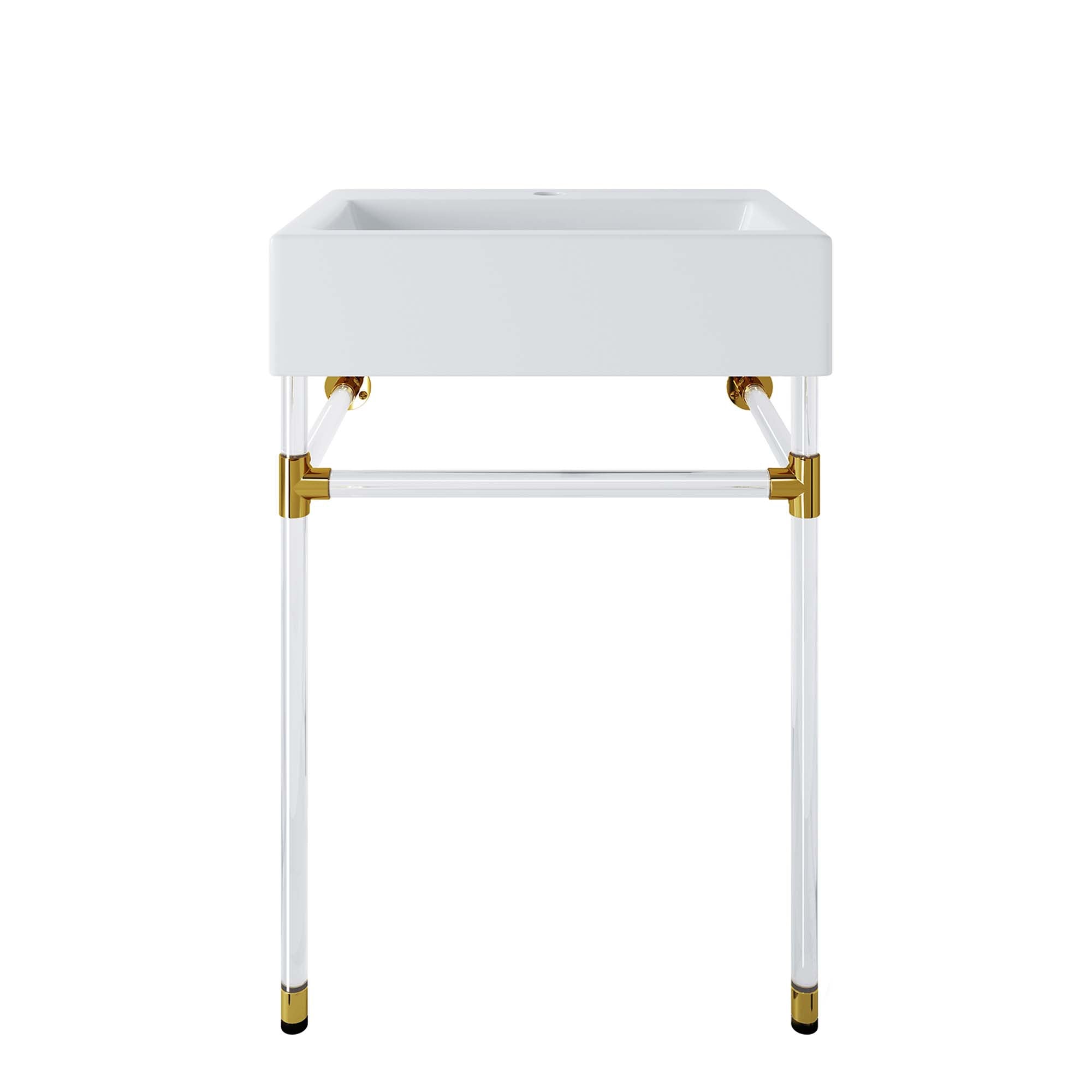 Redeem Wall-Mount Bathroom Vanity Basin Included - EEI-5535-ACR-WHI
