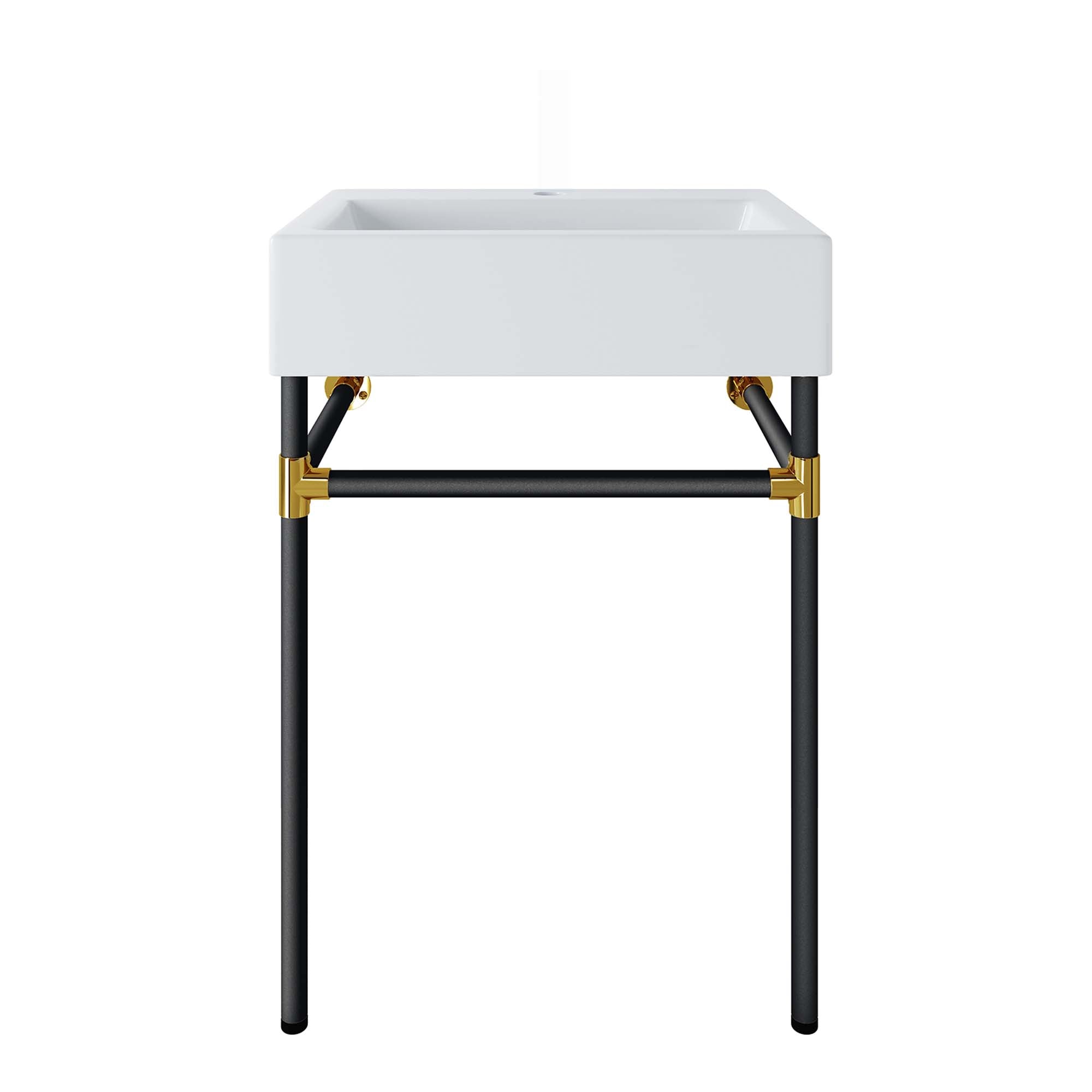 Redeem Wall-Mount Bathroom Vanity Basin Included - EEI-5537-BLK-WHI