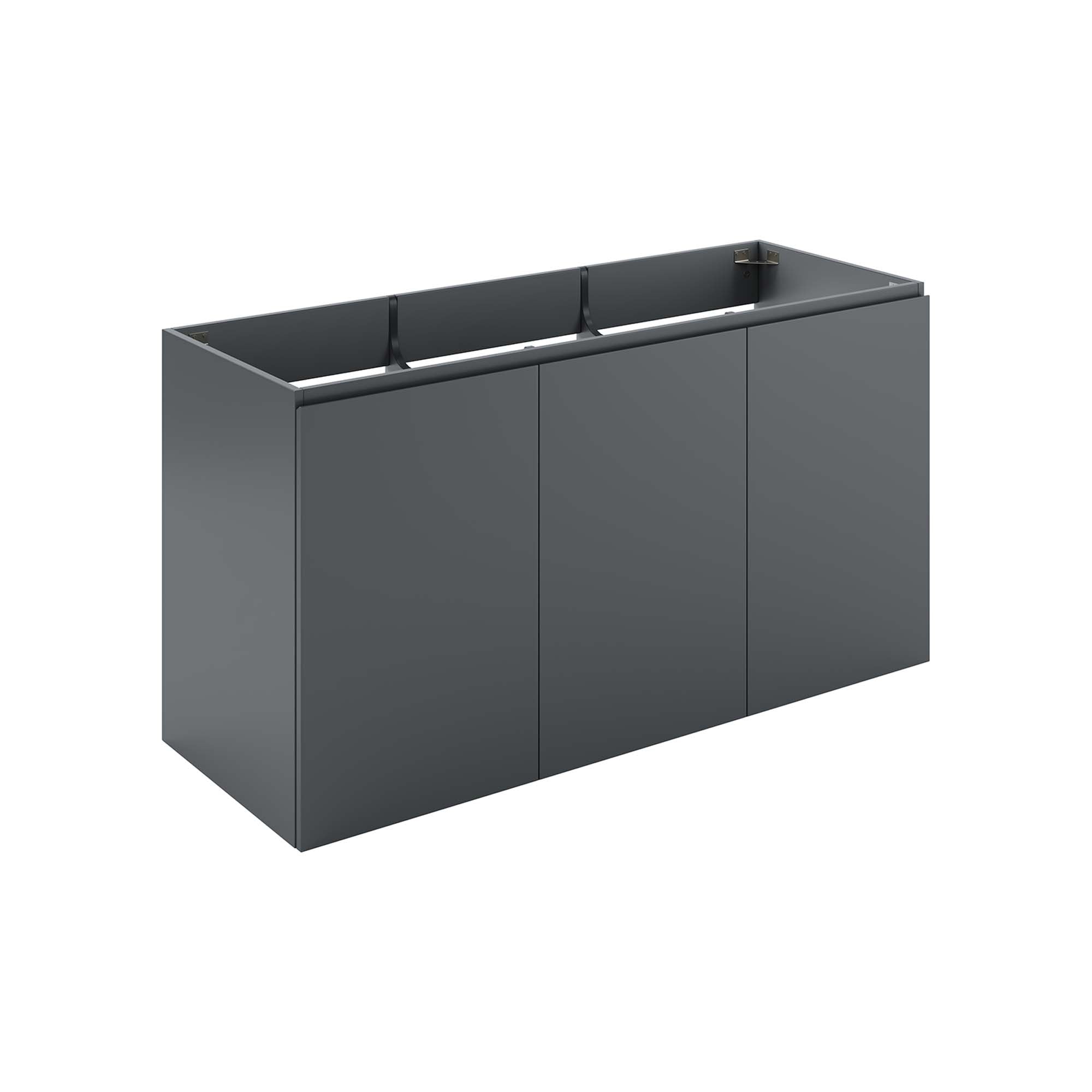 Bryn Wall-Mount Bathroom Cabinet Basin Not Included - EEI-5560-GRY