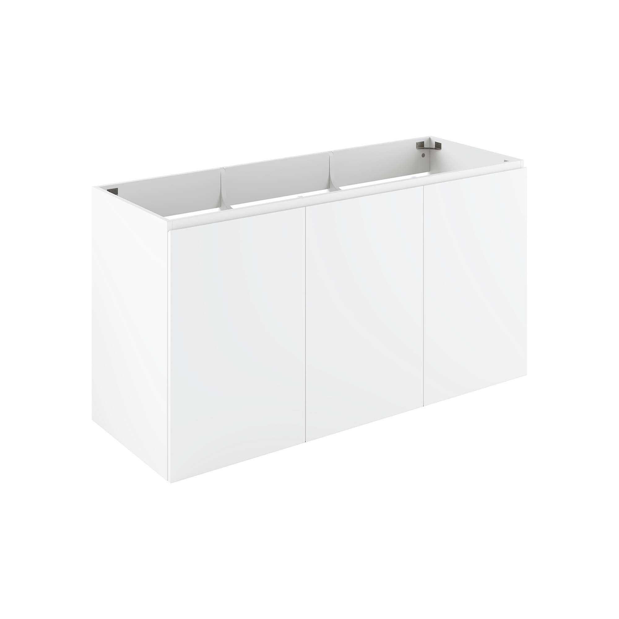 Bryn Wall-Mount Bathroom Cabinet Basin Not Included - EEI-5560-WHI