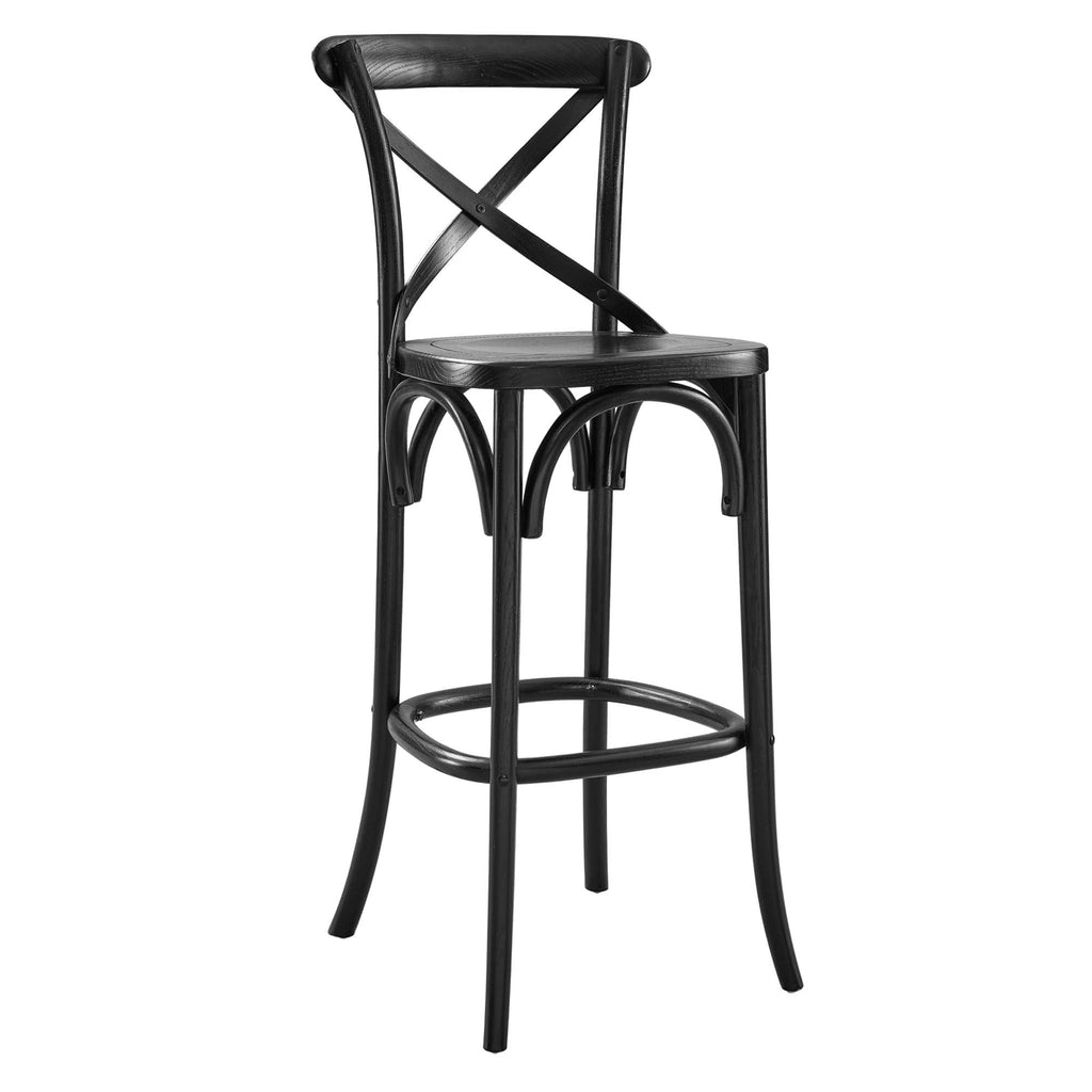 Gear Bar Stool - EEI-5563-BLK