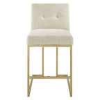 Privy Upholstered Fabric Counter Stool Set of 2