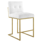 Privy Upholstered Fabric Counter Stool Set of 2