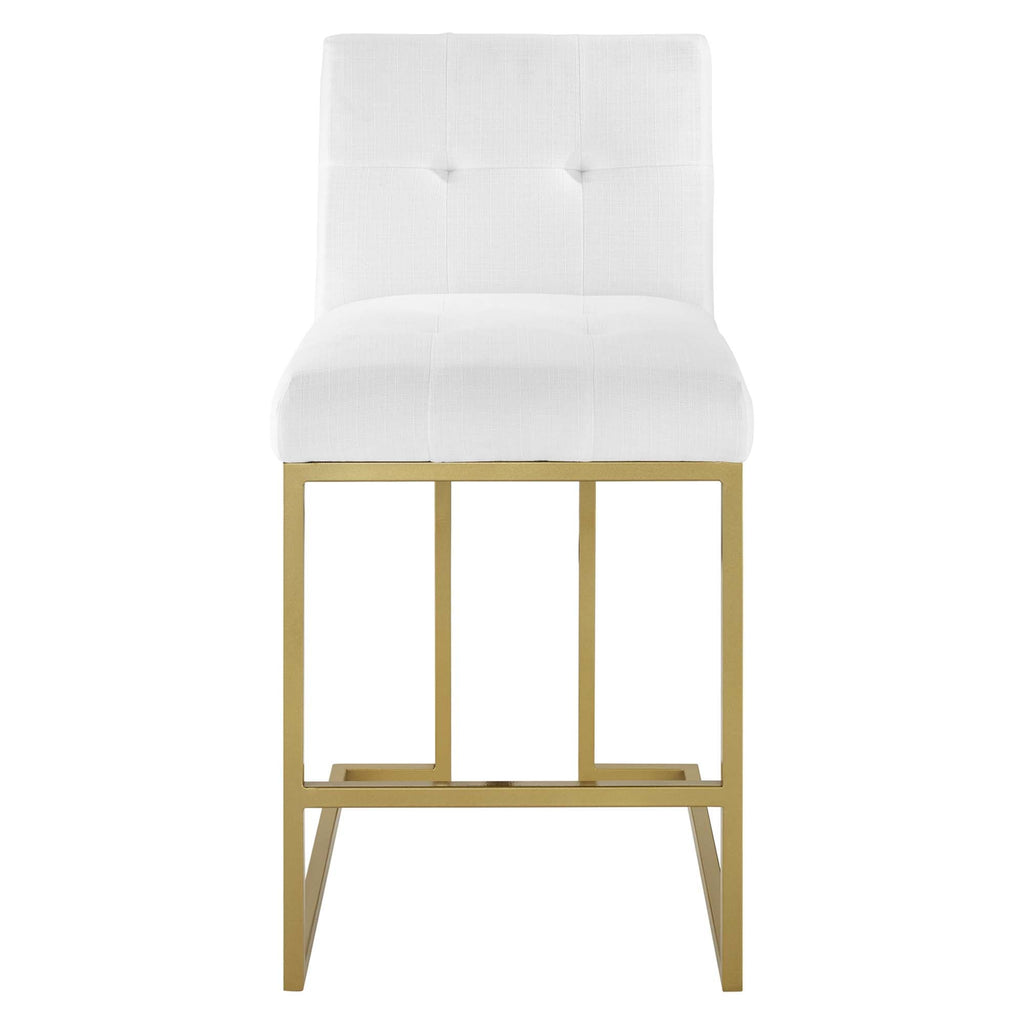 Privy Upholstered Fabric Counter Stool Set of 2