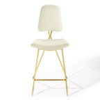 Ponder Performance Velvet Bar Stool Set of 2