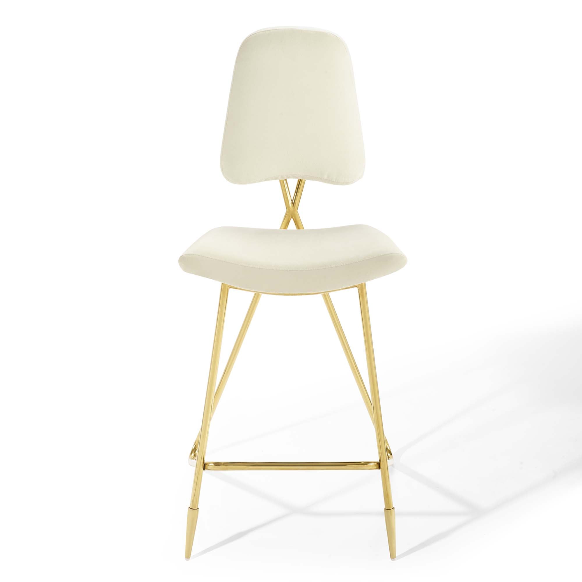 Ponder Performance Velvet Bar Stool Set of 2