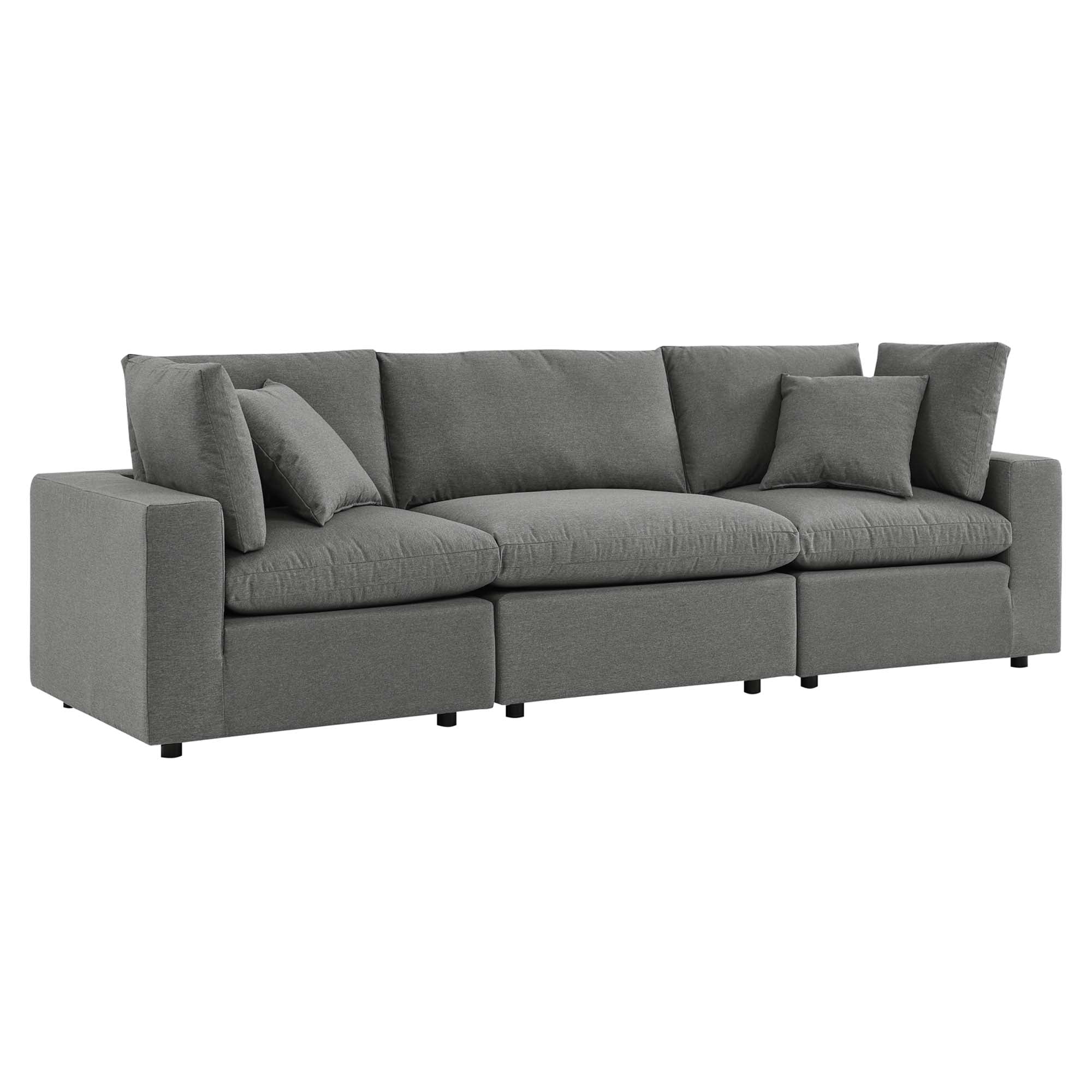 modular Overstuffed Outdoor Patio Sofa