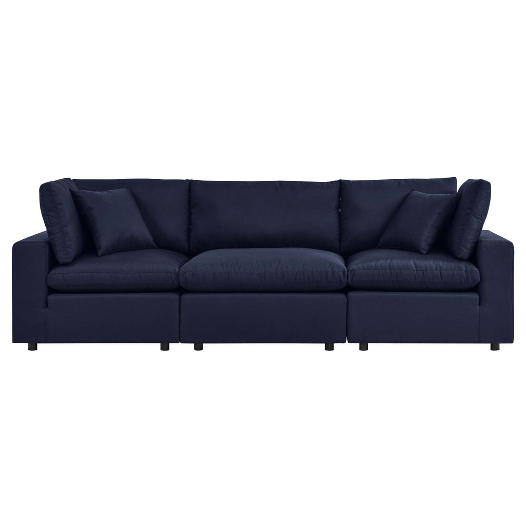 modular Overstuffed Outdoor Patio Sofa