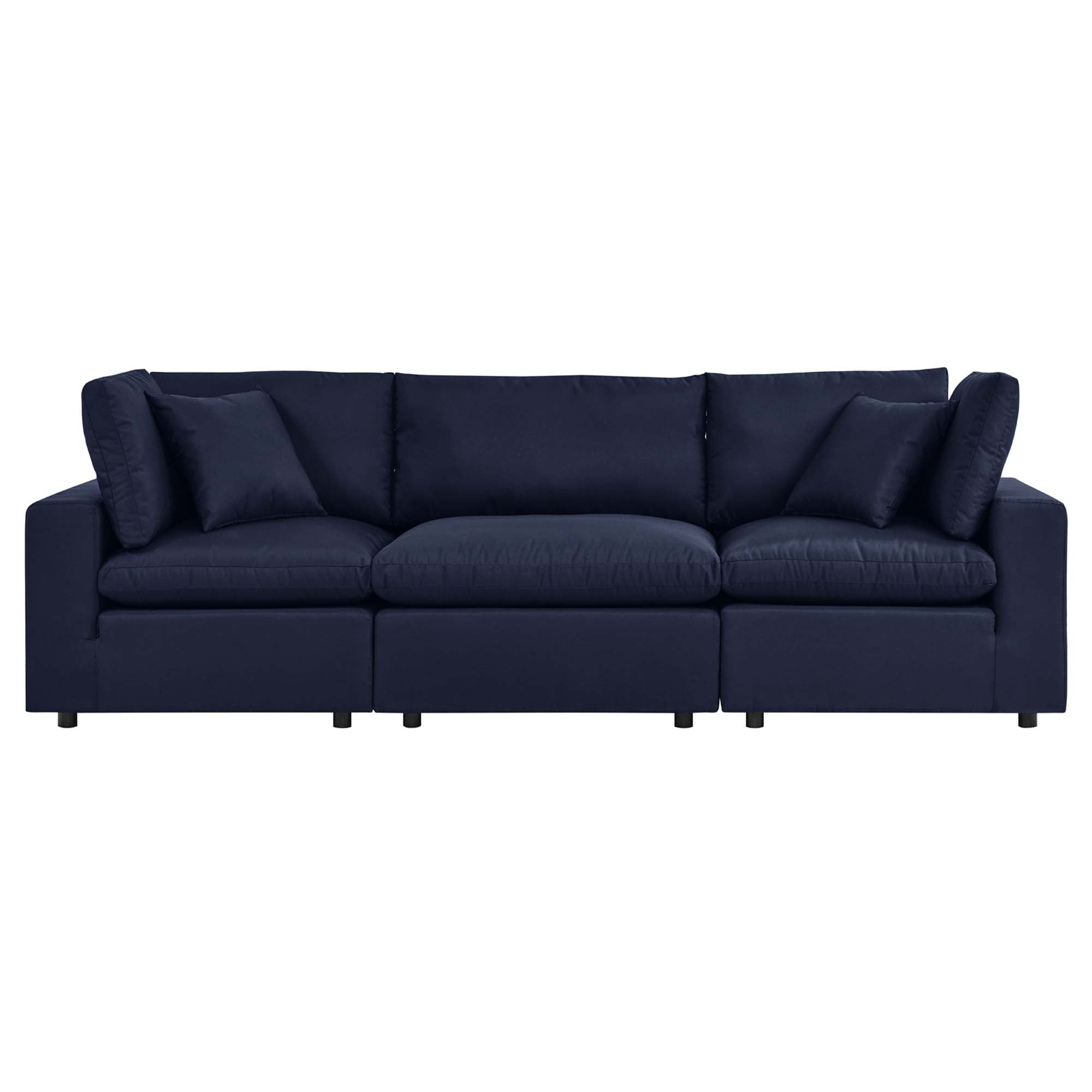 modular Overstuffed Outdoor Patio Sofa