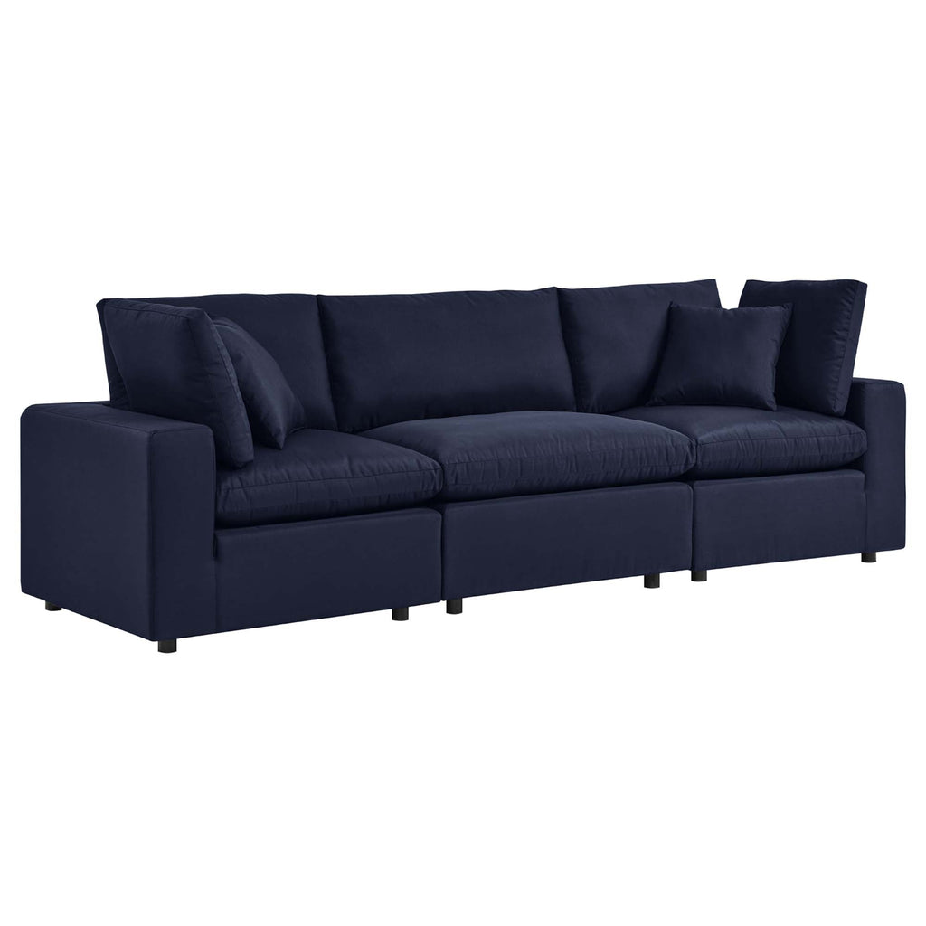 modular Overstuffed Outdoor Patio Sofa