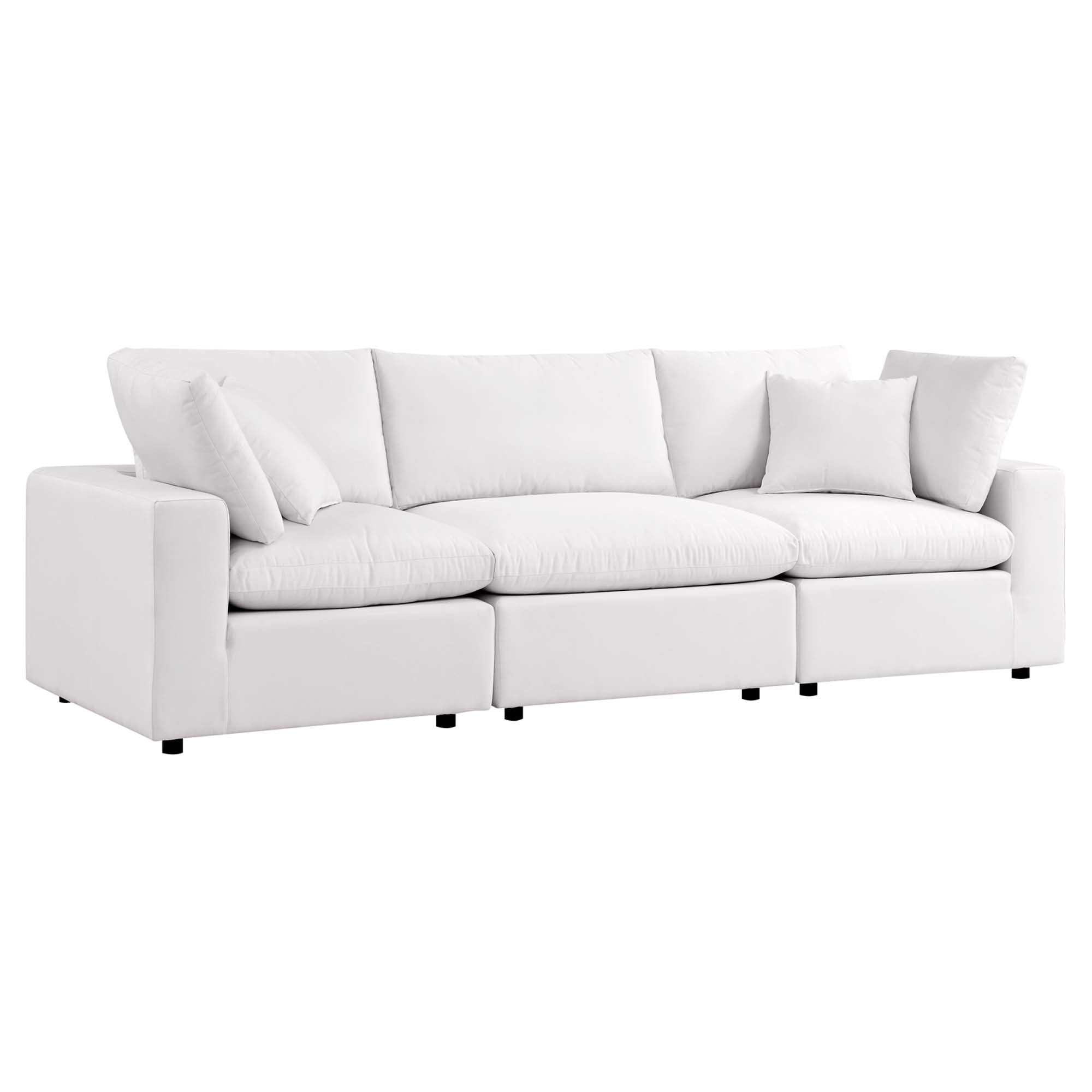 modular Overstuffed Outdoor Patio Sofa