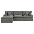 modular 4-Piece Outdoor Patio Sectional Sofa