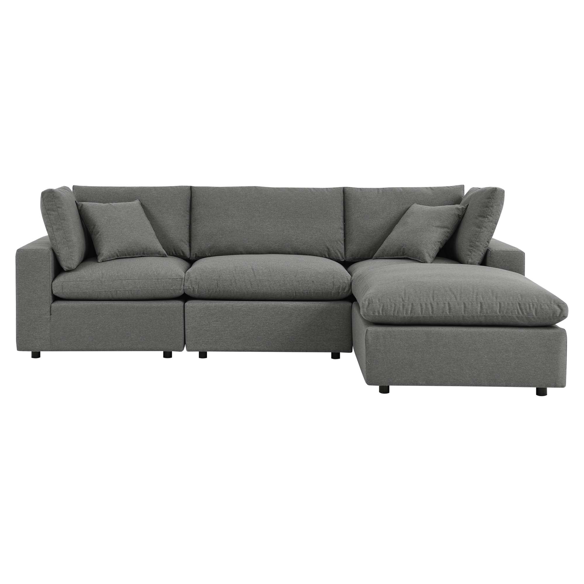 modular 4-Piece Outdoor Patio Sectional Sofa