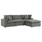 modular 4-Piece Outdoor Patio Sectional Sofa