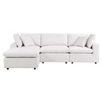 modular 4-Piece Outdoor Patio Sectional Sofa