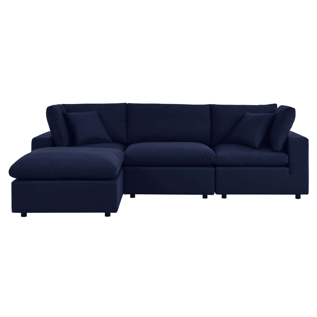 modular 4-Piece Sunbrella® Outdoor Patio Sectional Sofa