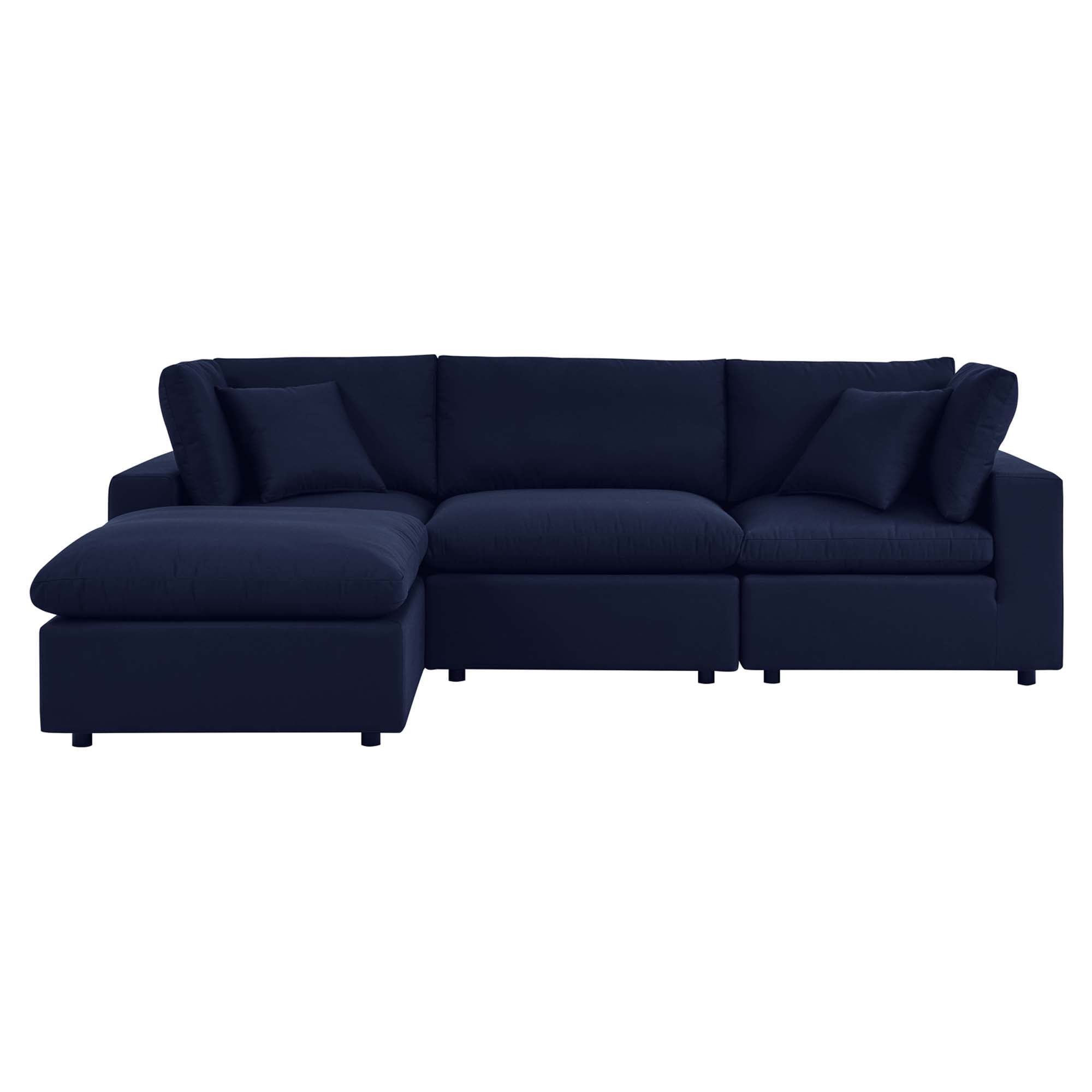 modular 4-Piece Sunbrella® Outdoor Patio Sectional Sofa