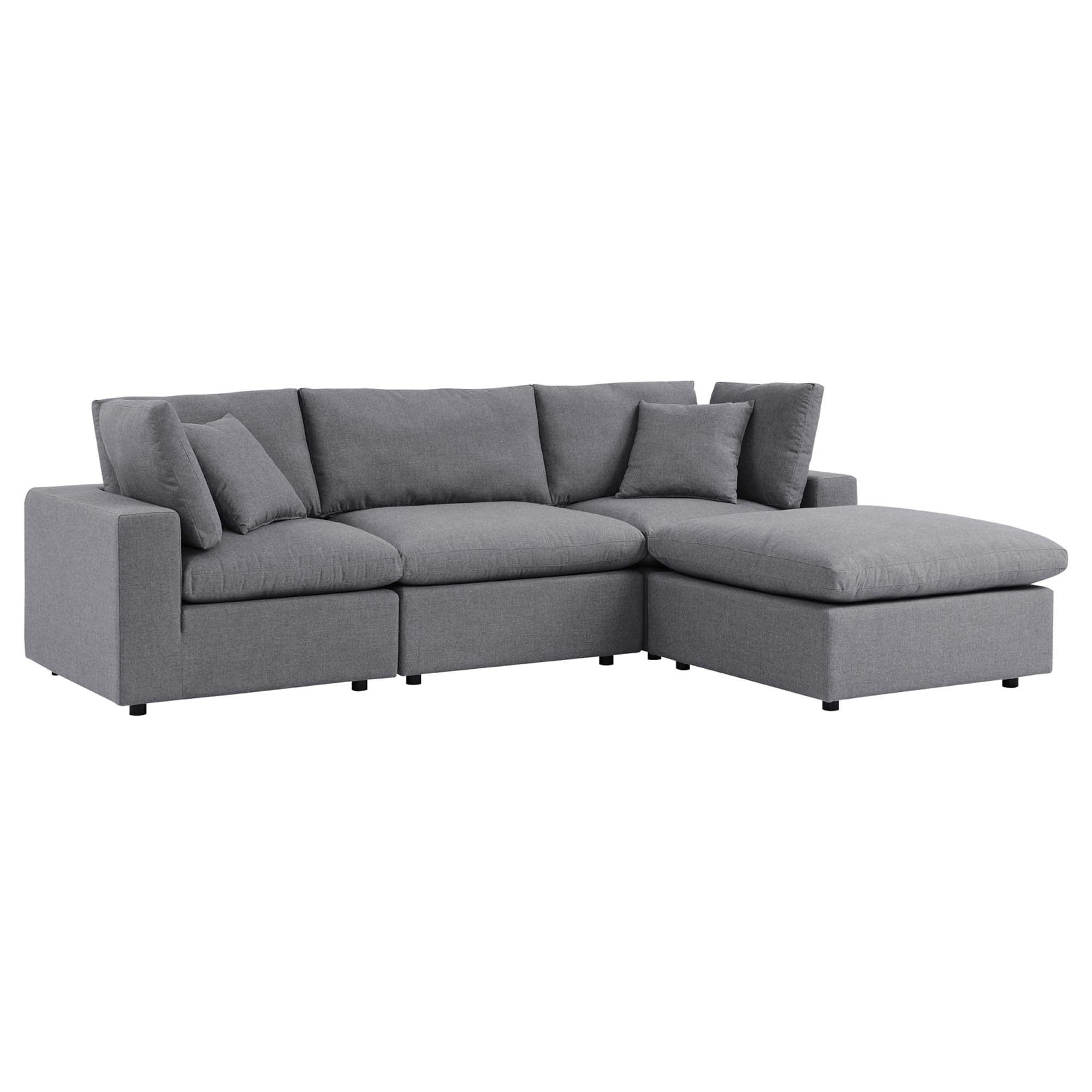 modular 4-Piece Sunbrella® Outdoor Patio Sectional Sofa