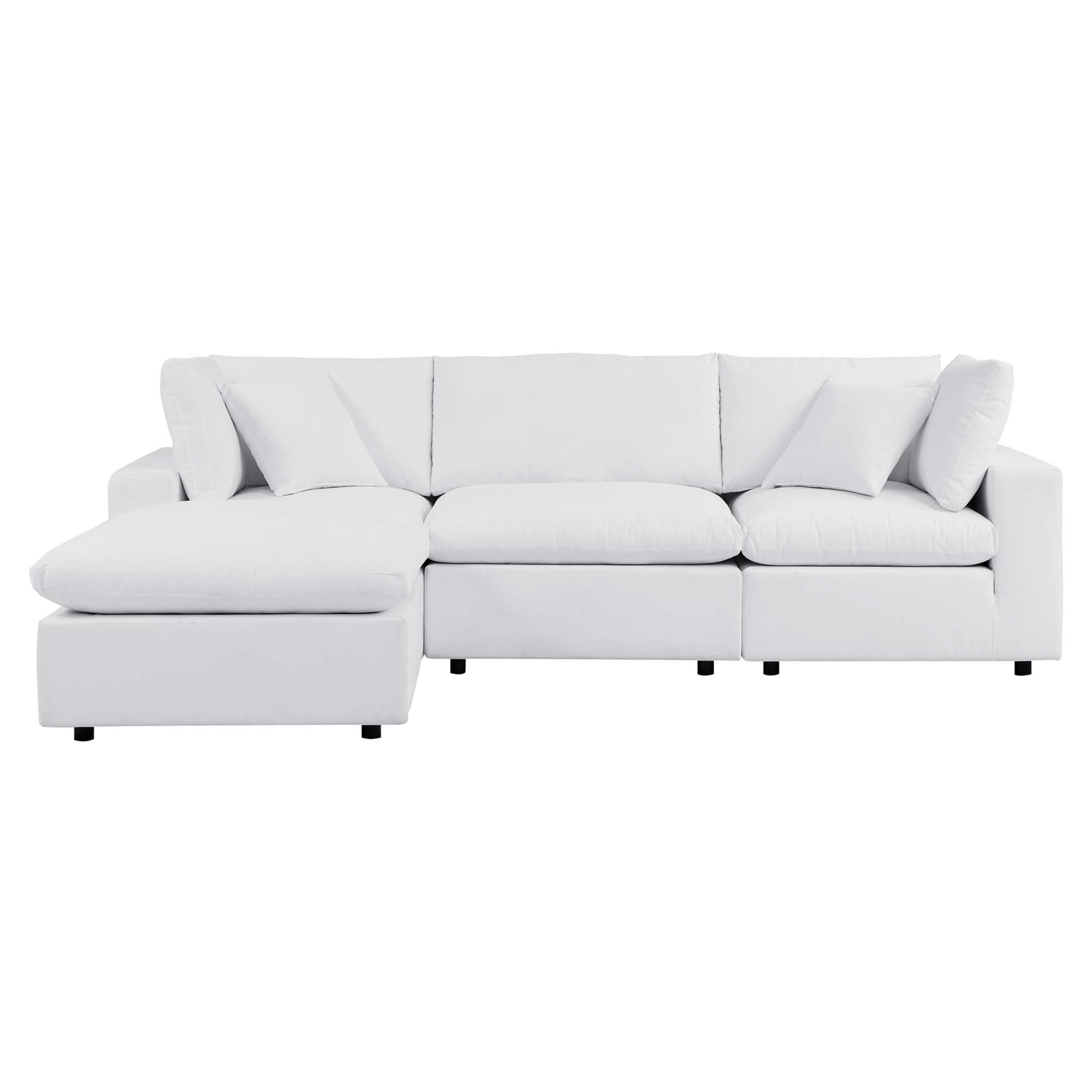 modular 4-Piece Sunbrella® Outdoor Patio Sectional Sofa