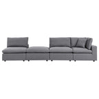 modular 4-Piece Sunbrella® Outdoor Patio Sectional Sofa