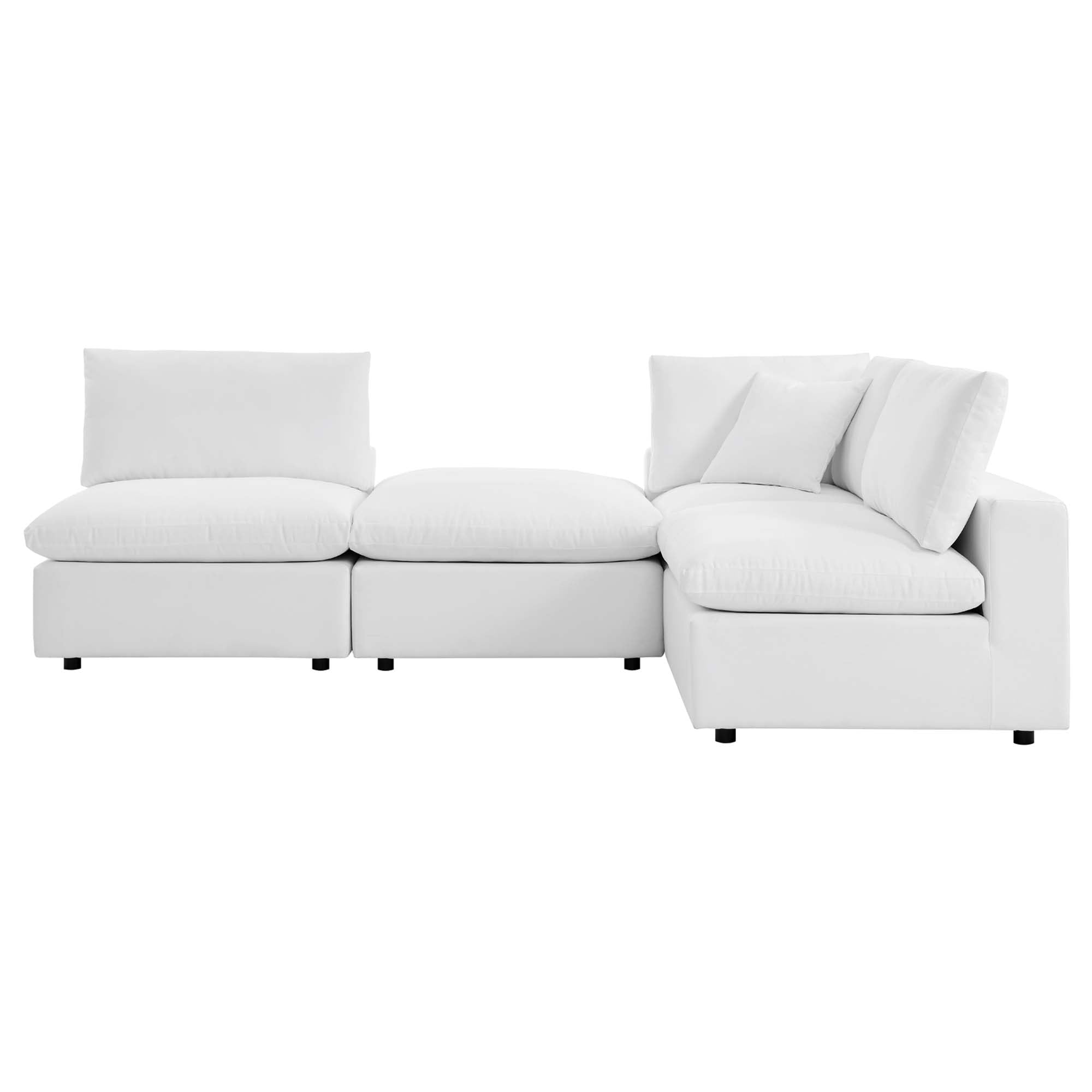 modular 4-Piece Sunbrella® Outdoor Patio Sectional Sofa