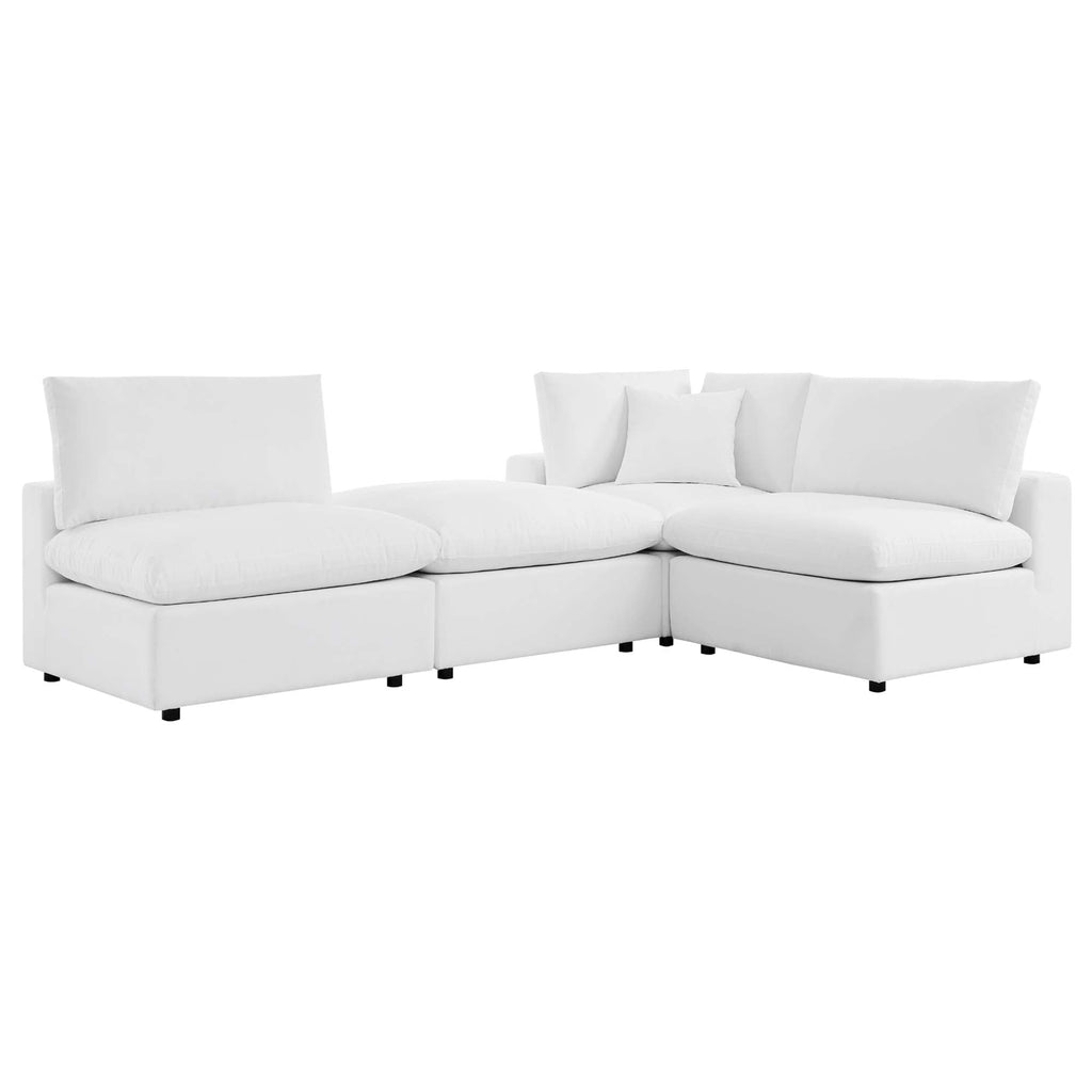 modular 4-Piece Sunbrella® Outdoor Patio Sectional Sofa