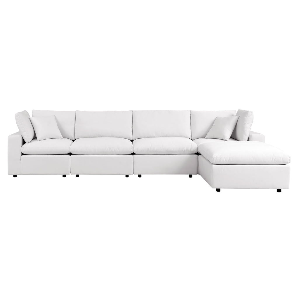 modular 5-Piece Outdoor Patio Sectional Sofa