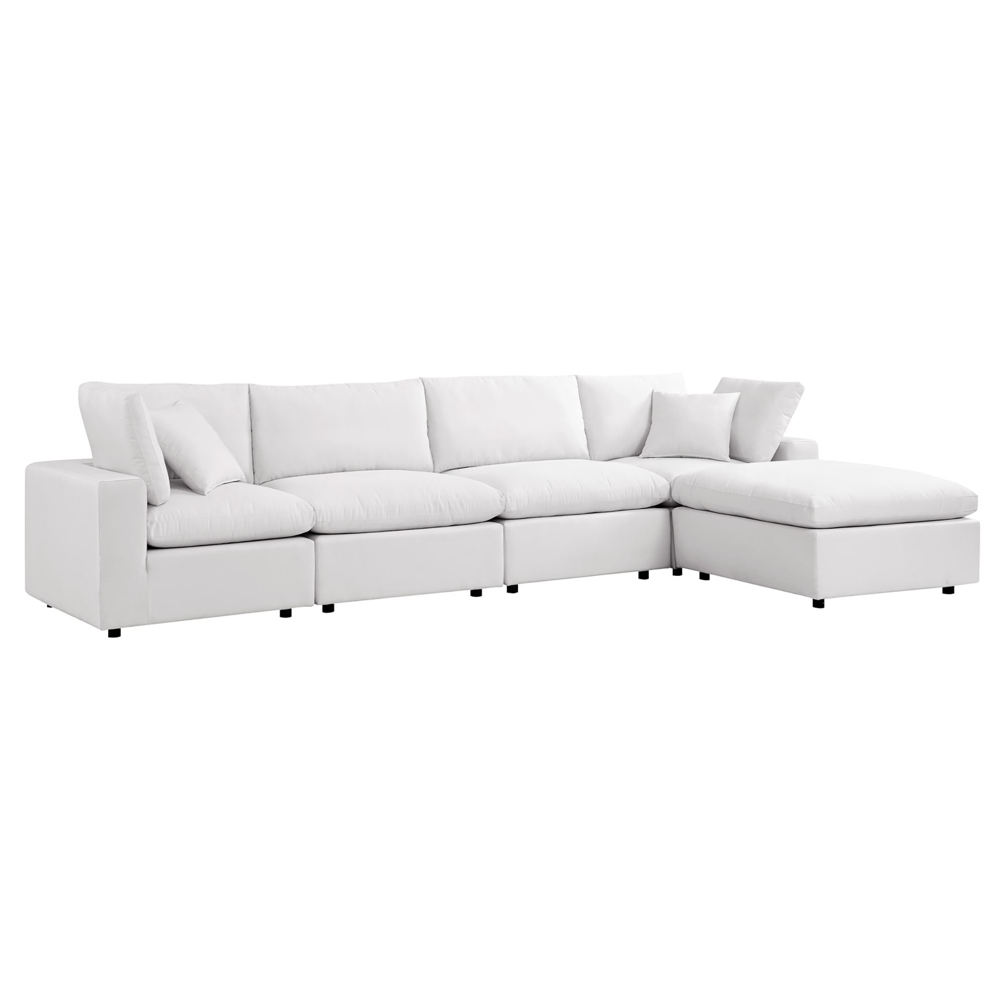 modular 5-Piece Outdoor Patio Sectional Sofa